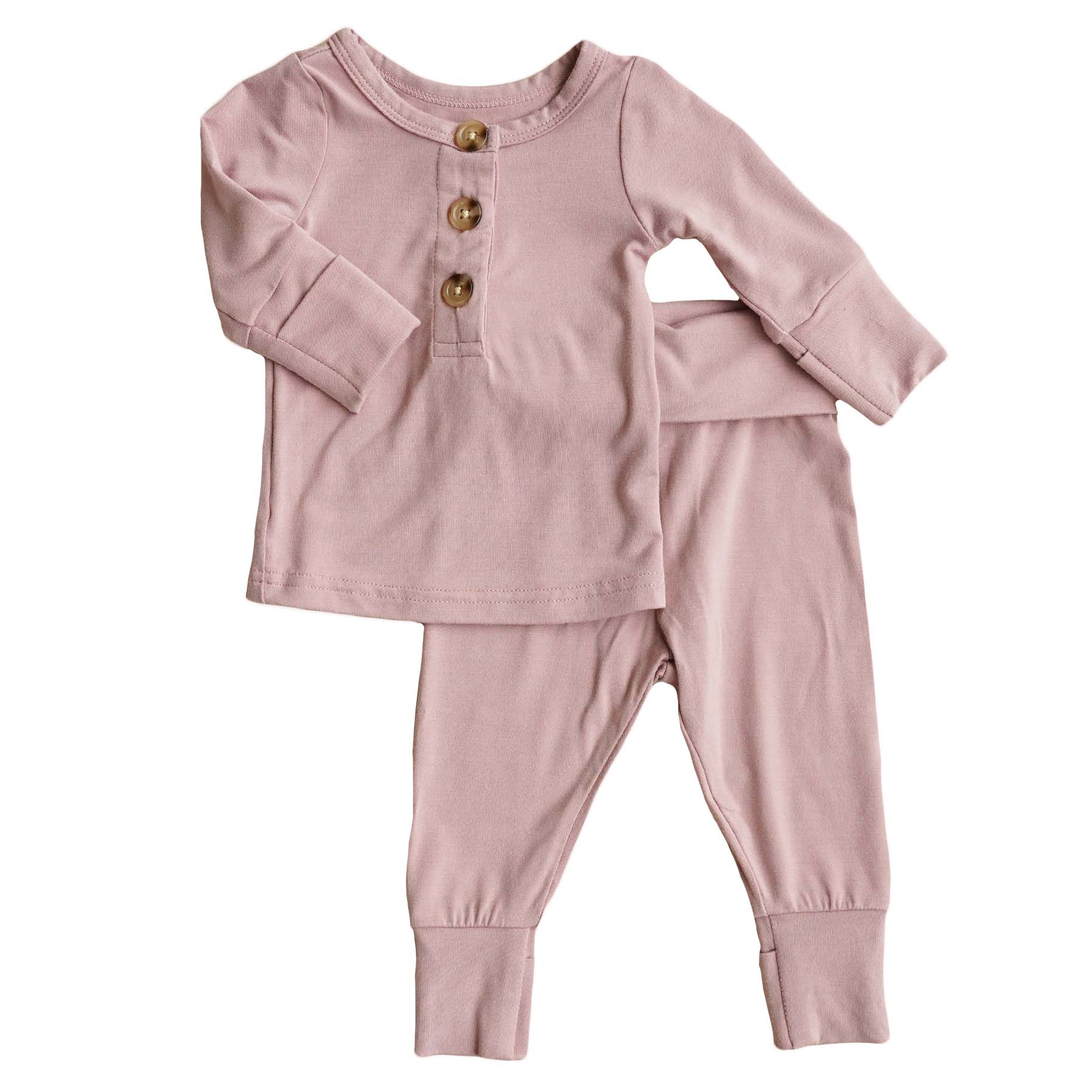 Bottom Button 3 2pc Bamboo Button Top & Bottom | Mulberry – Caden Lane